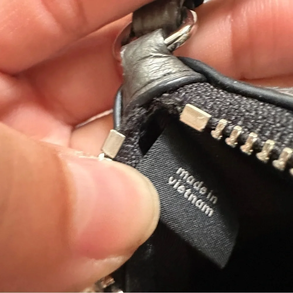 Coach Grey Wristlet Purse